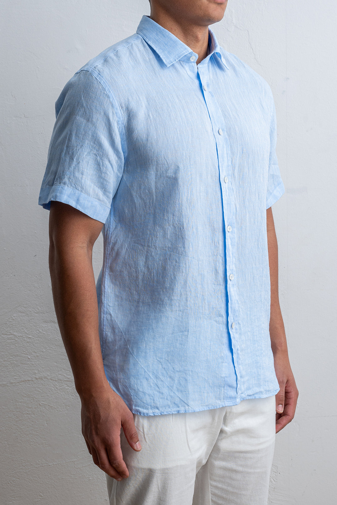 Luxury Linen Shirt LIGHT BLUE
