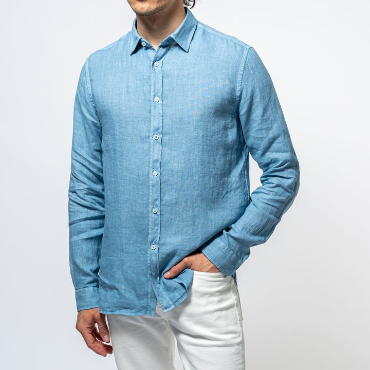 Luxury Linen Shirt LIGHT BLUE