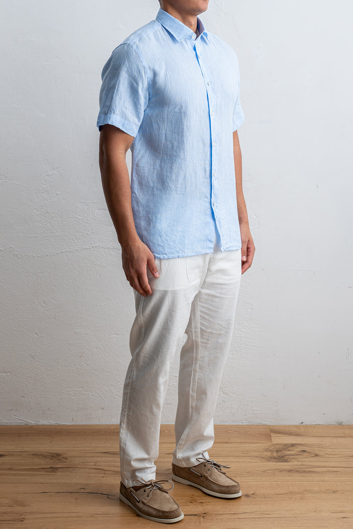 Luxury Linen Shirt LIGHT BLUE