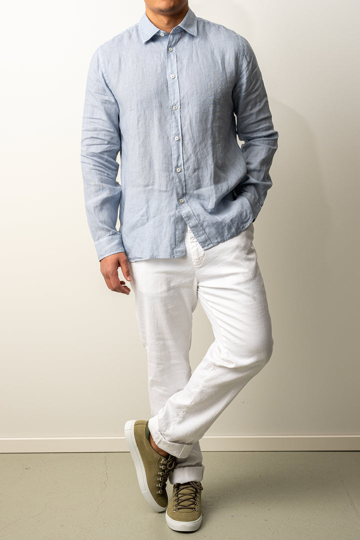 Luxury Linen Shirt LIGHT GREY