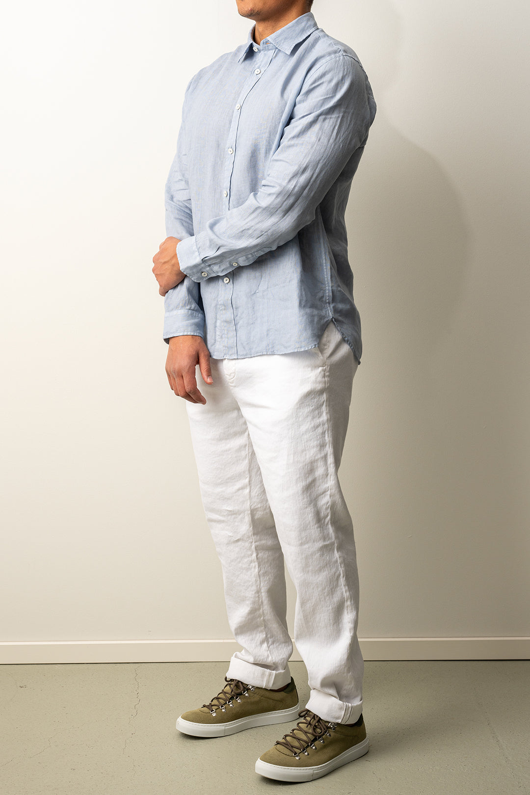 Luxury Linen Shirt LIGHT GREY