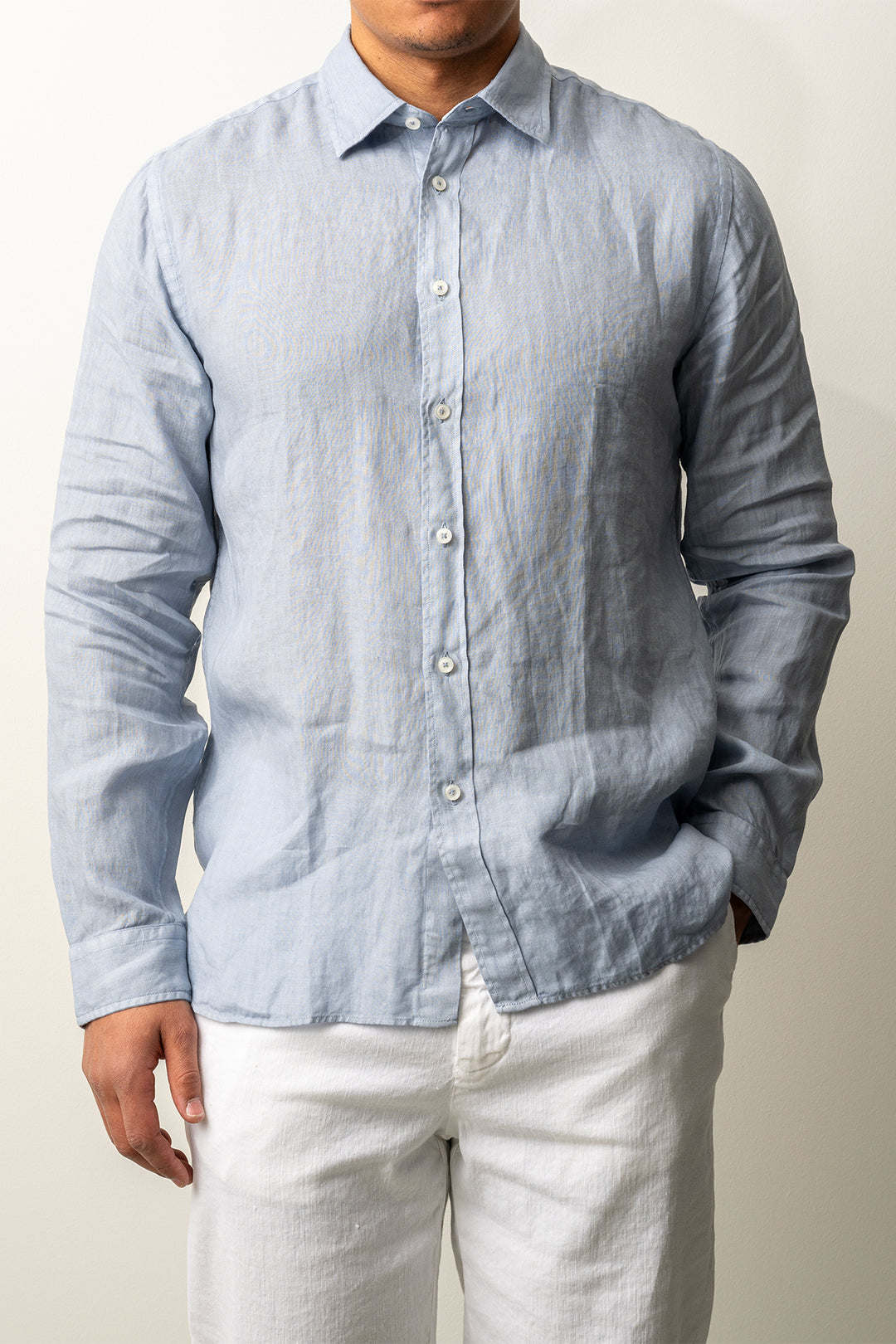 Luxury Linen Shirt LIGHT GREY