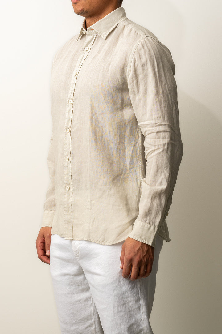 Luxury Linen Shirt SAND