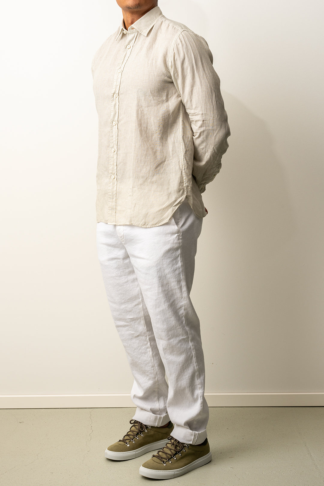Luxury Linen Shirt SAND