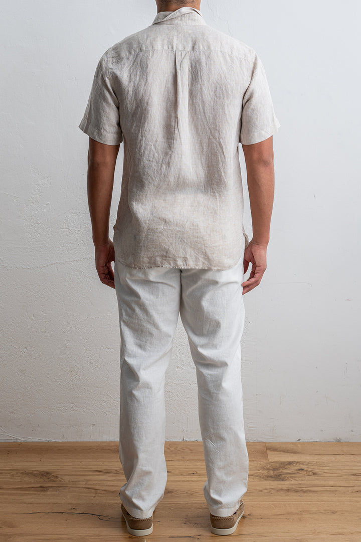 Luxury Linen Shirt SAND