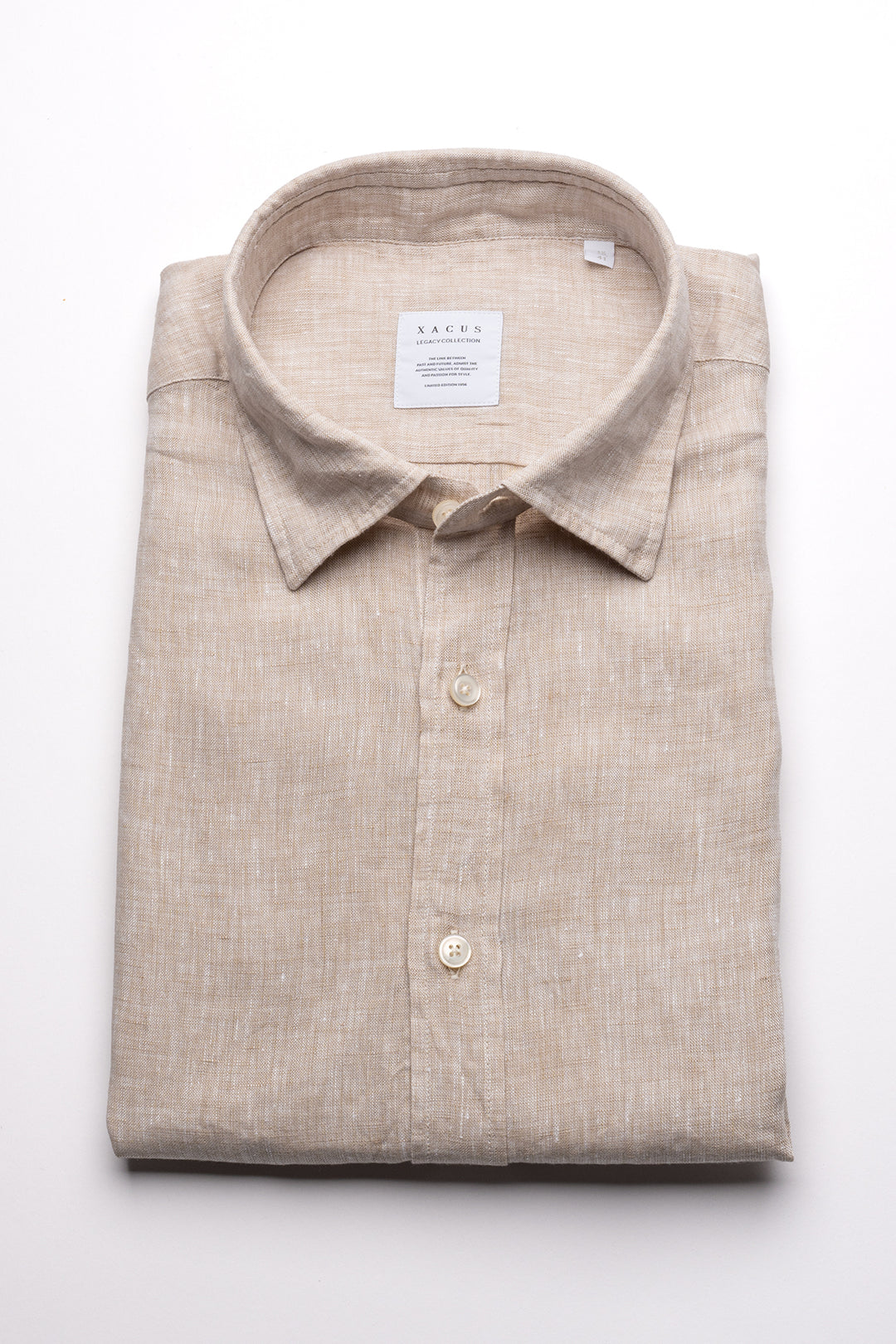Luxury Linen Shirt SAND
