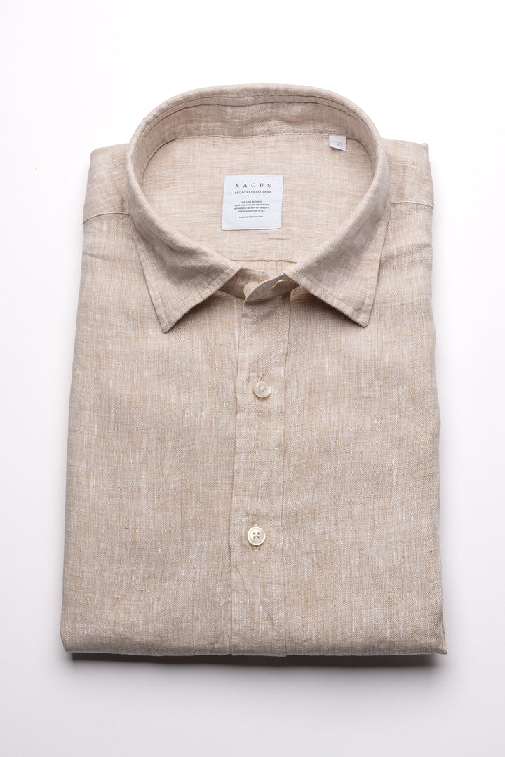 Luxury Linen Shirt SAND