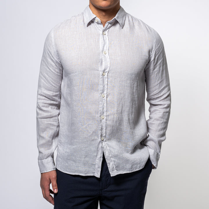 Luxury Linen Shirt White