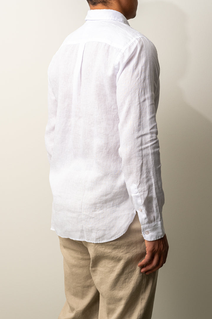 Luxury Linen Shirt White