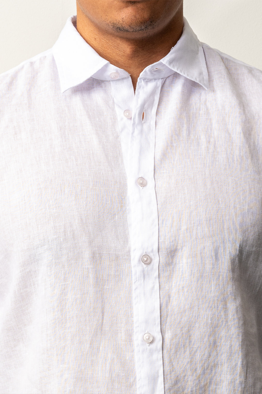 Luxury Linen Shirt White