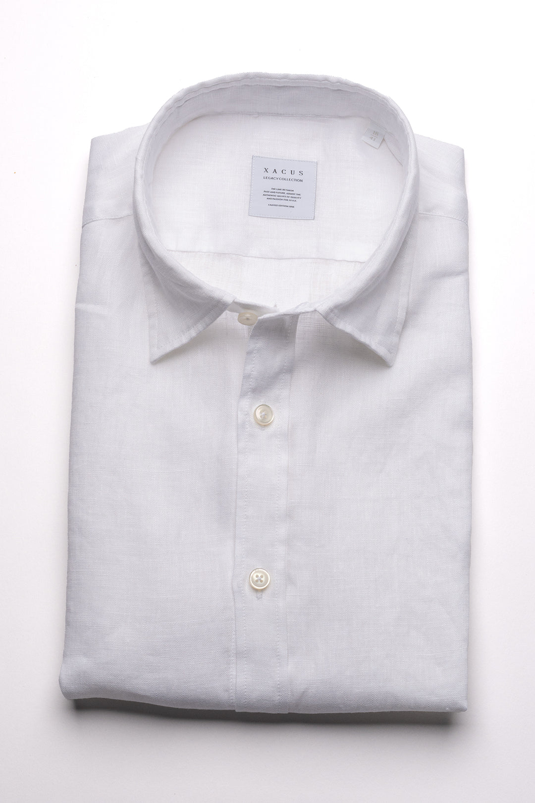 Luxury Linen Shirt White