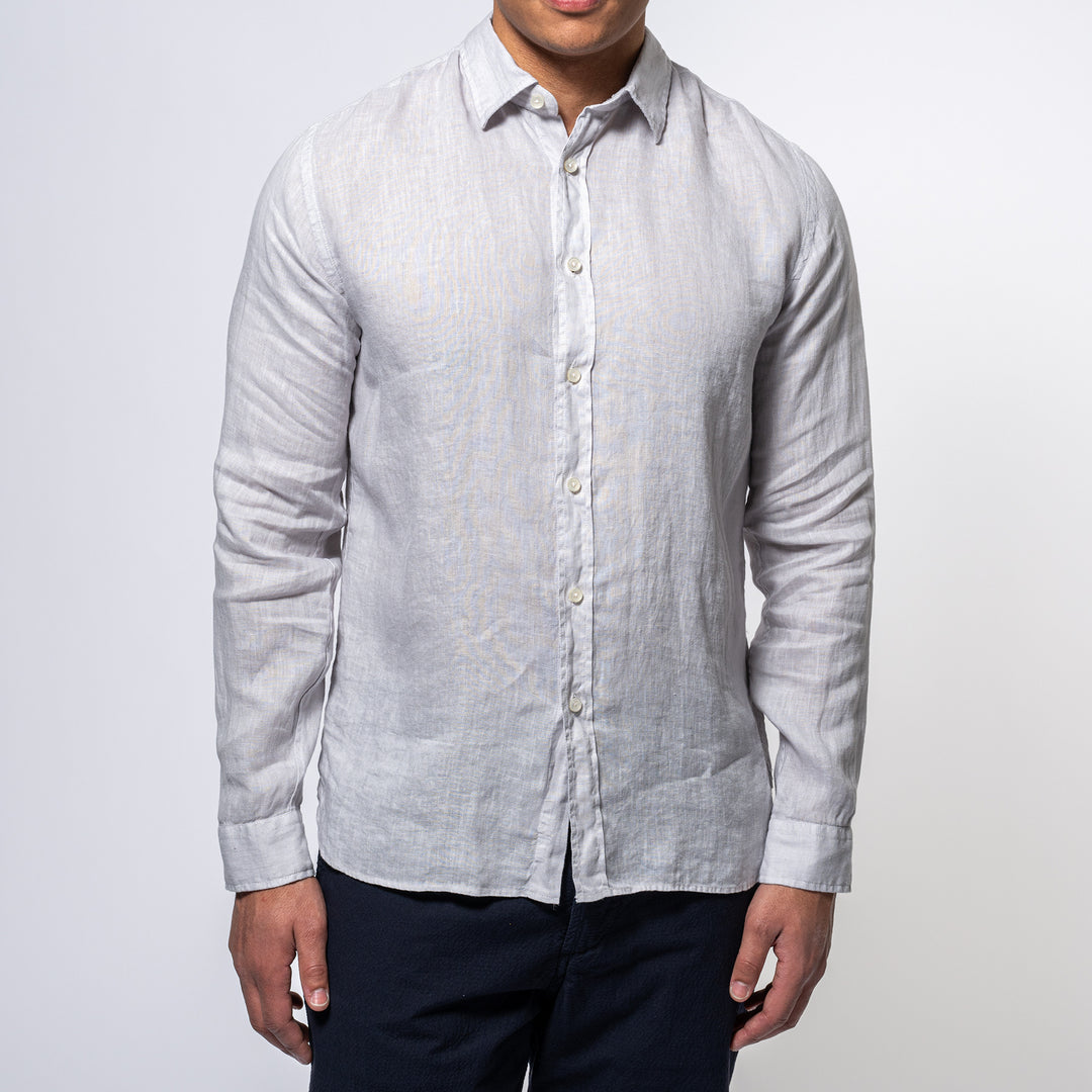 Luxury Linen Shirt White