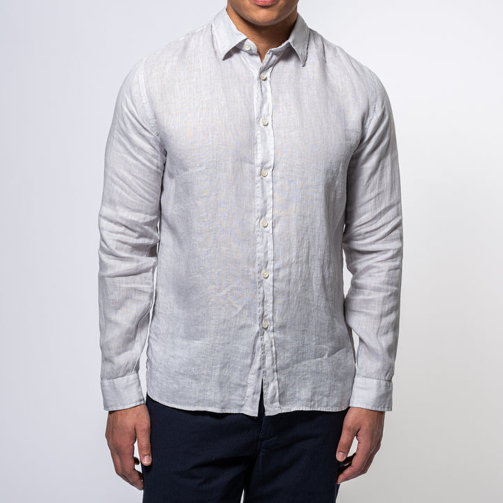 Luxury Linen Shirt White