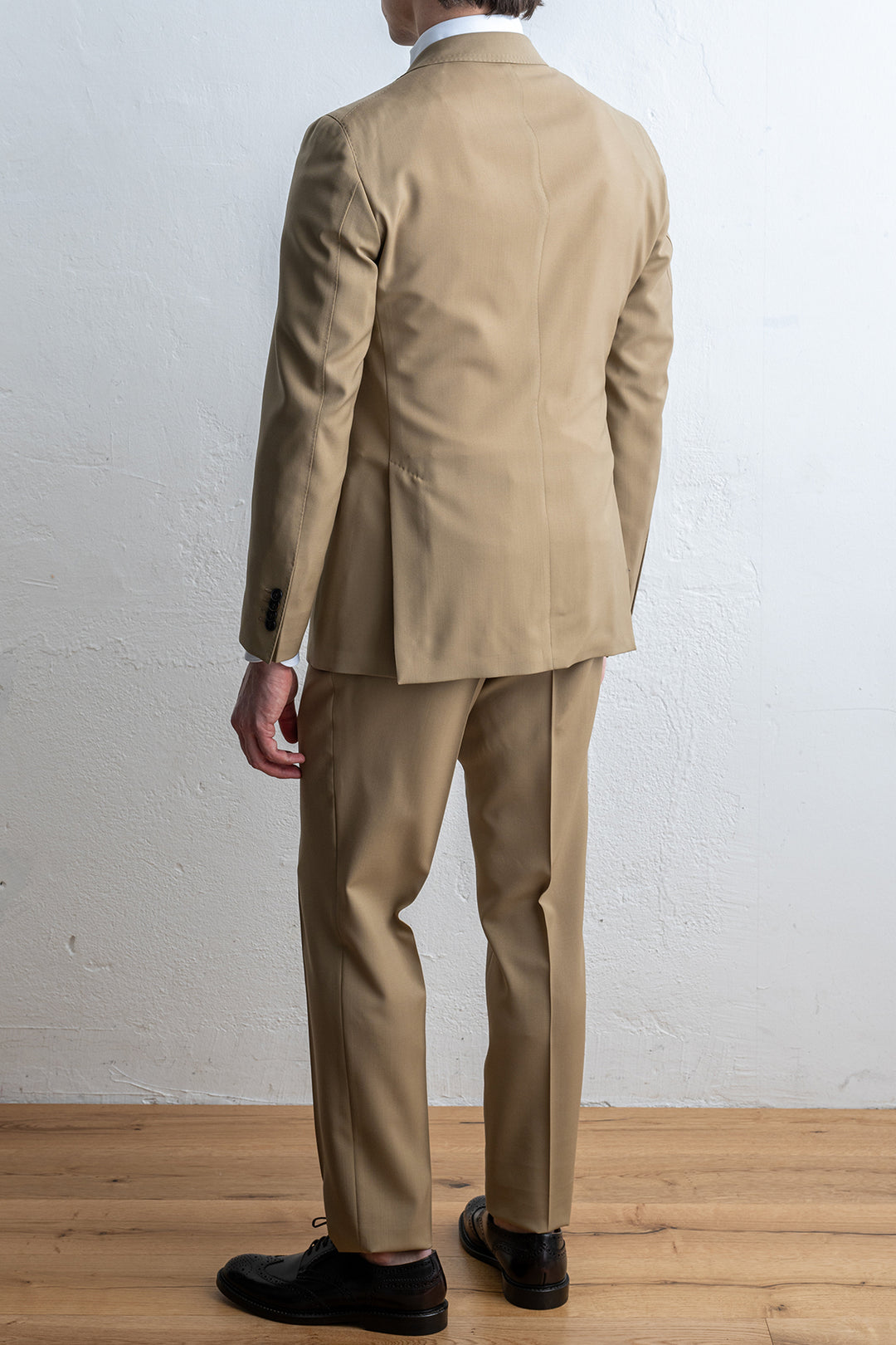 Luxury Wool Suit Beige