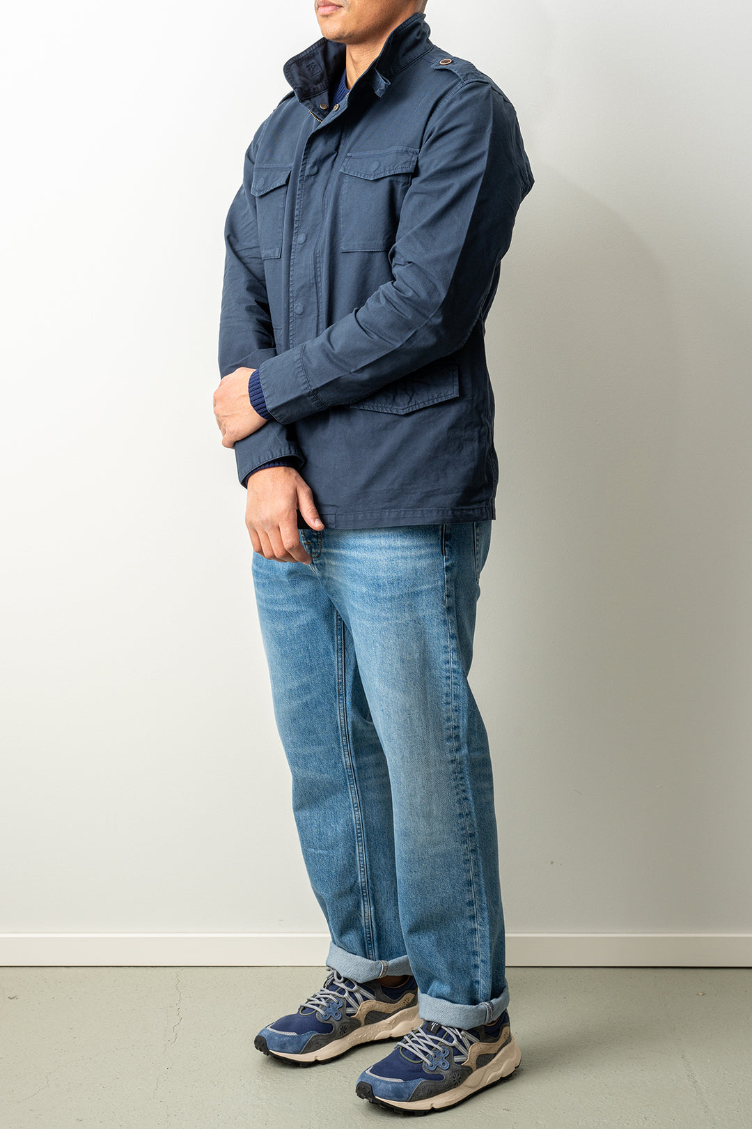 M65 Sahariana Cotton Jacket Navy