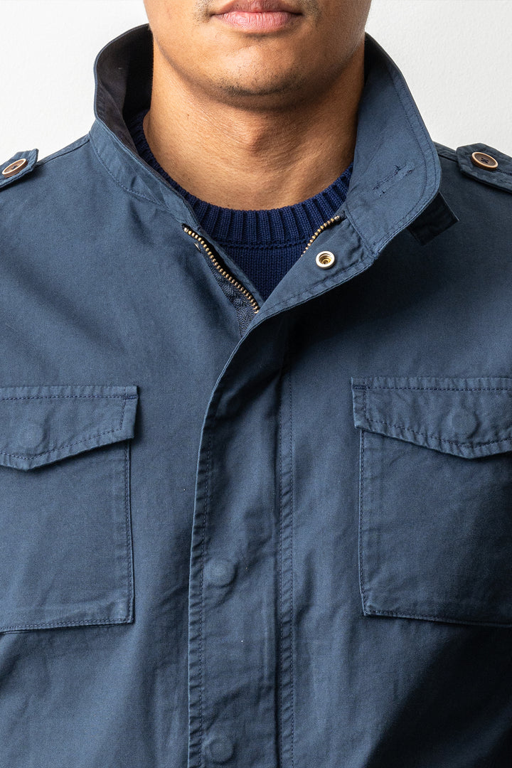 M65 Sahariana Cotton Jacket Navy