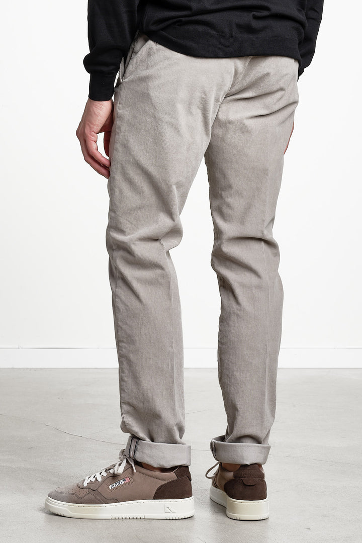 Torino Style Corduroy Trouser Beige – MASON´S, bakifrån