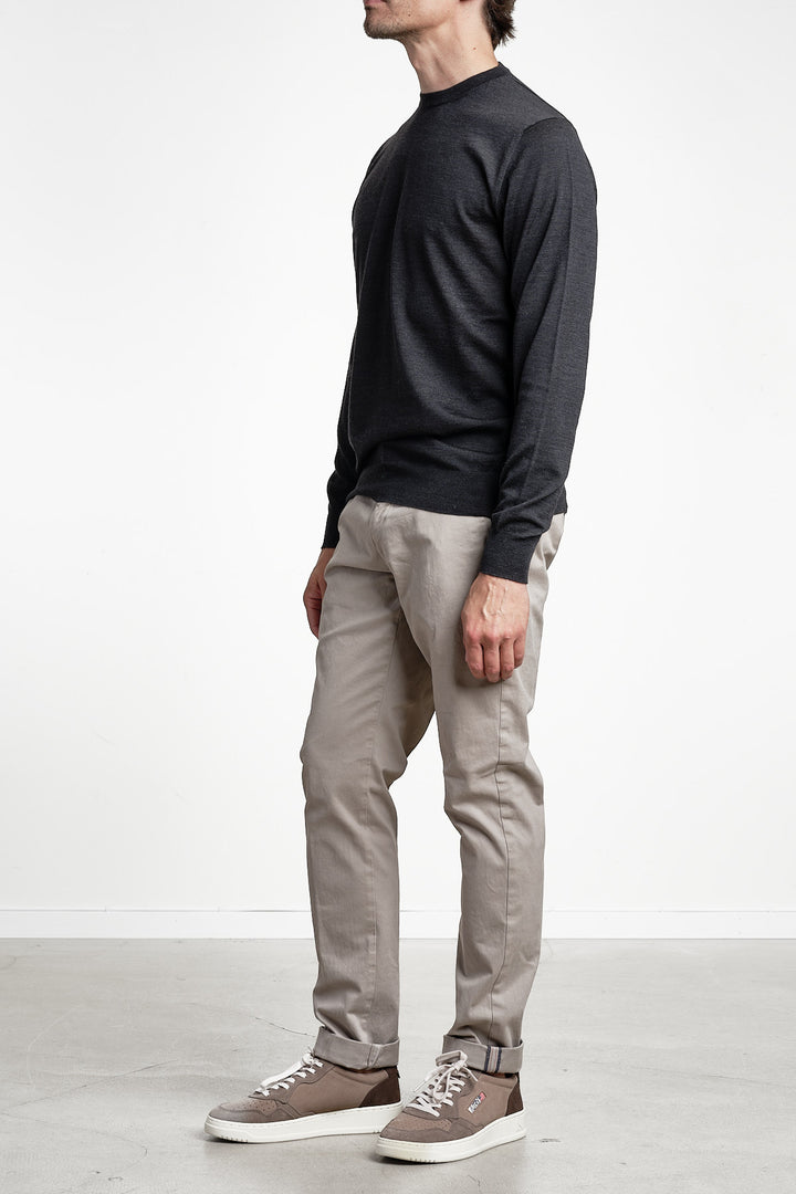 Torino Style Cotton Trouser Beige – MASON´S, helbild snett