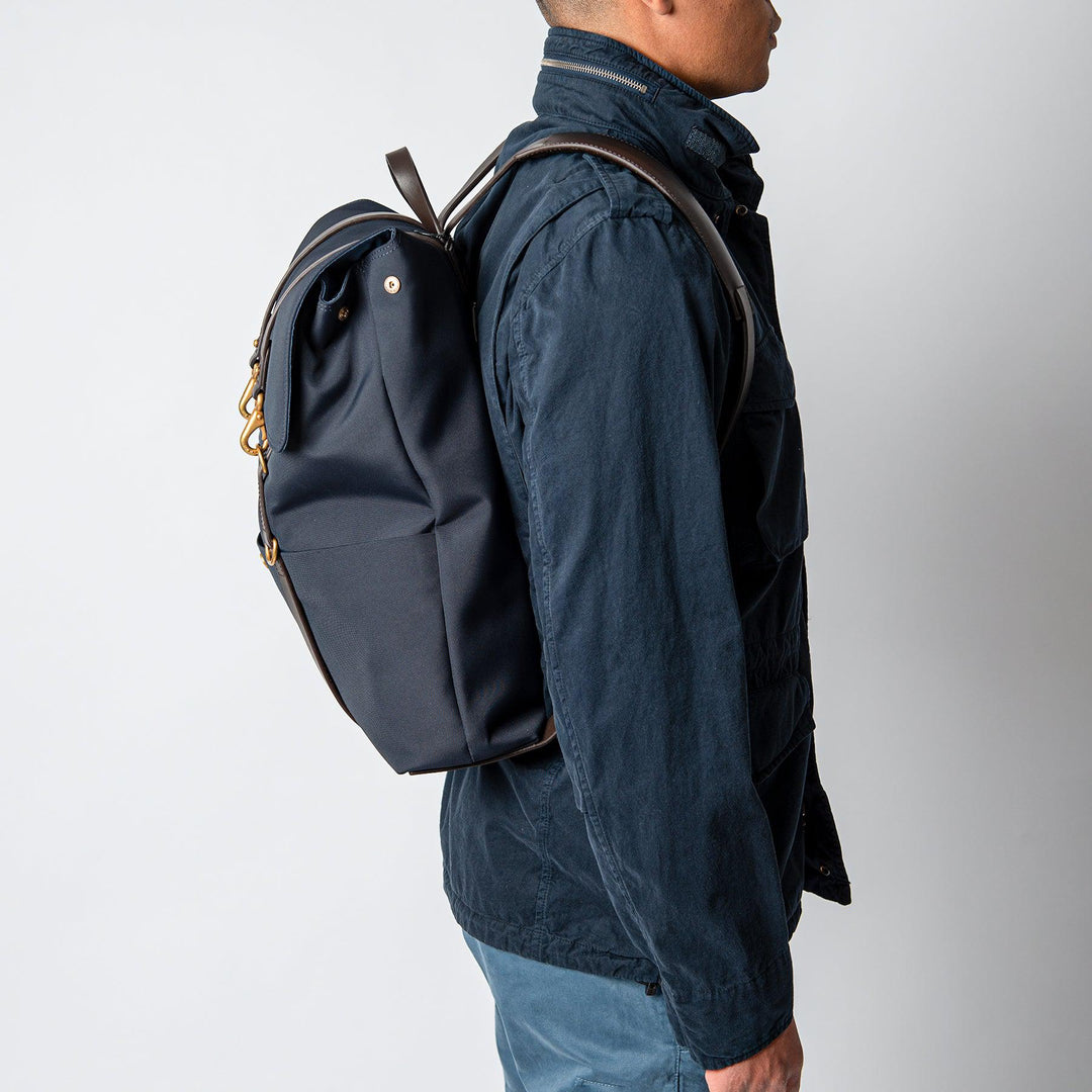 M/S Backpack Navy/Dark Brown