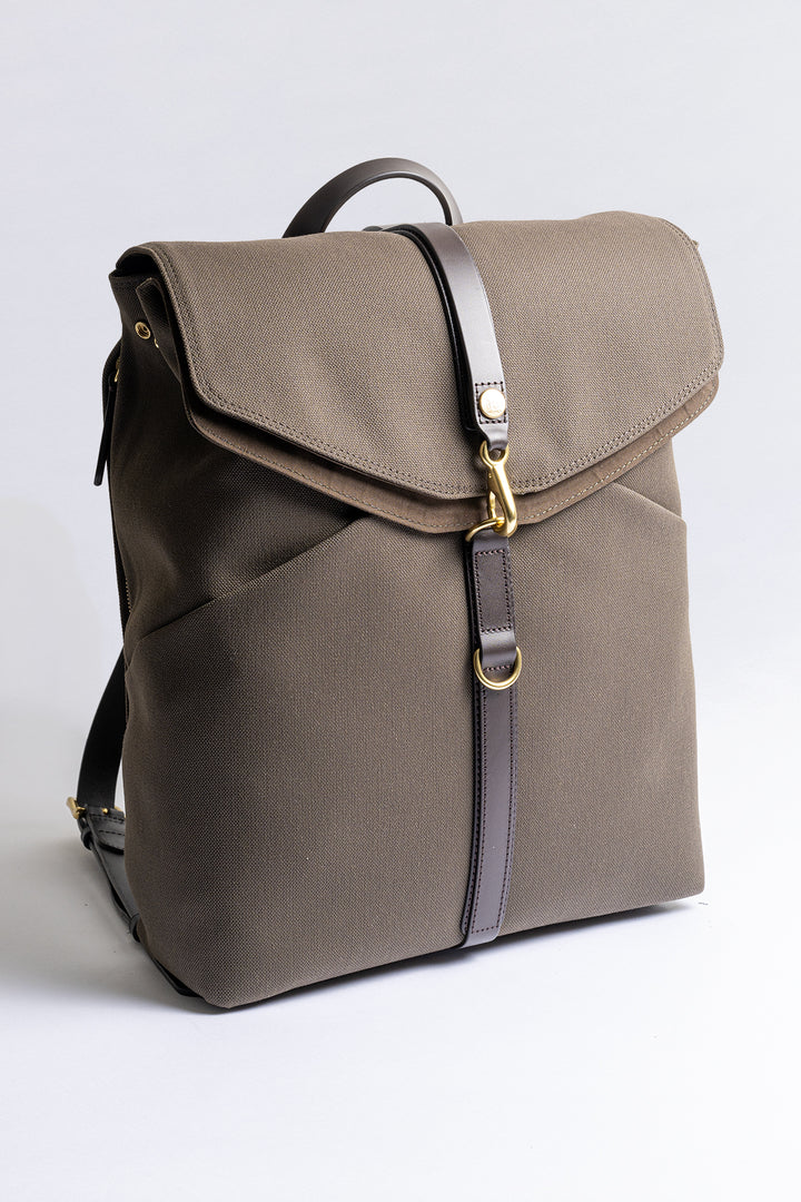 MS RUCKSACK ARMY/DARK BROWN