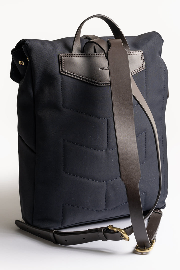 MS RUCKSACK NAVY/DARK BROWN