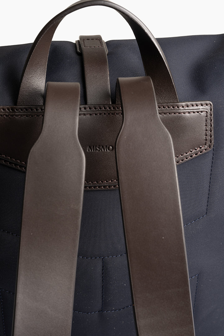 MS RUCKSACK NAVY/DARK BROWN