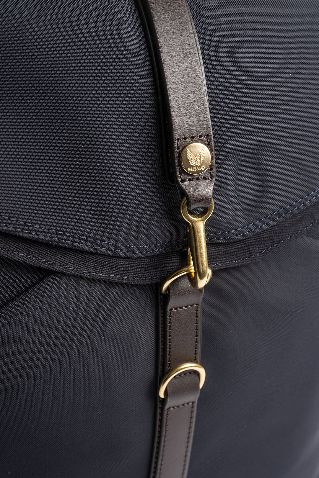 MS RUCKSACK NAVY/DARK BROWN