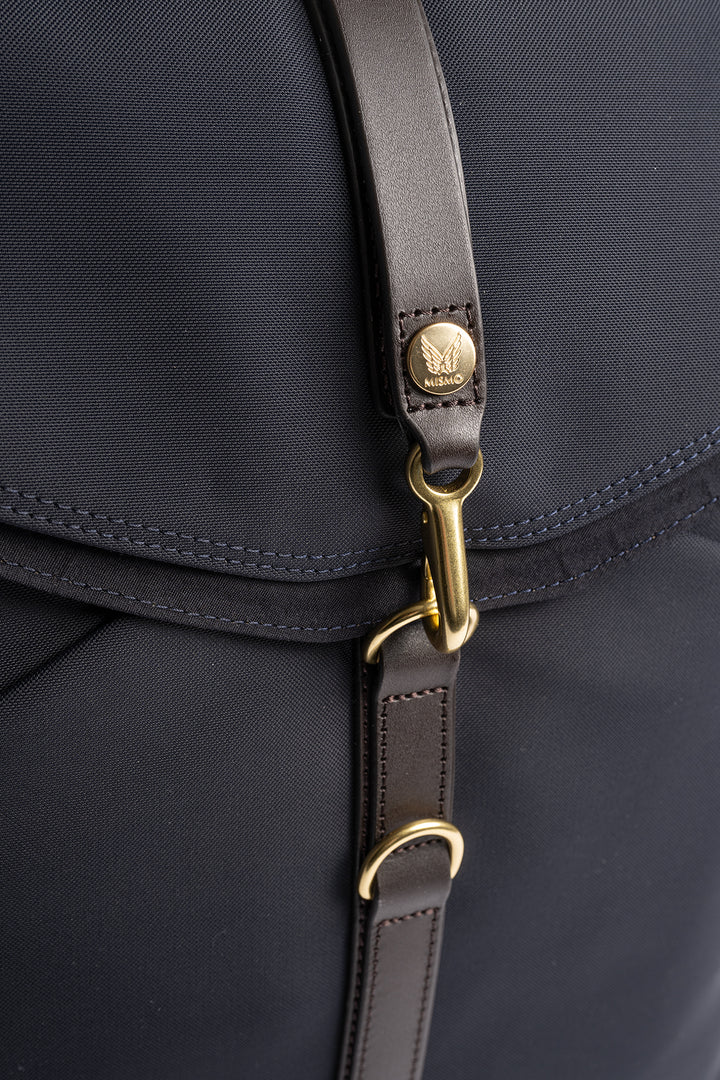 MS RUCKSACK NAVY/DARK BROWN