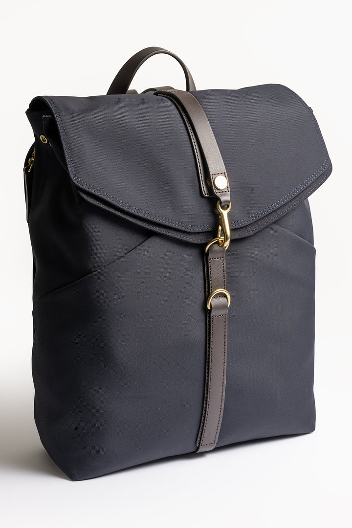 MS RUCKSACK NAVY/DARK BROWN