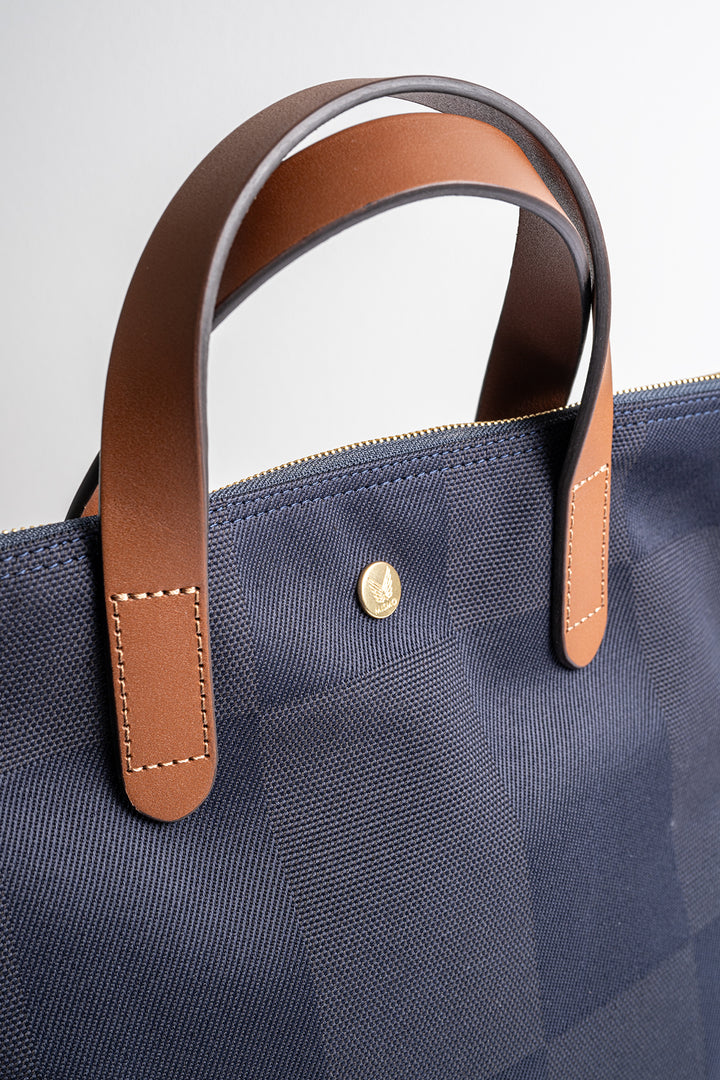 MS SHOPPER Pioneer Blue/Cuoio
