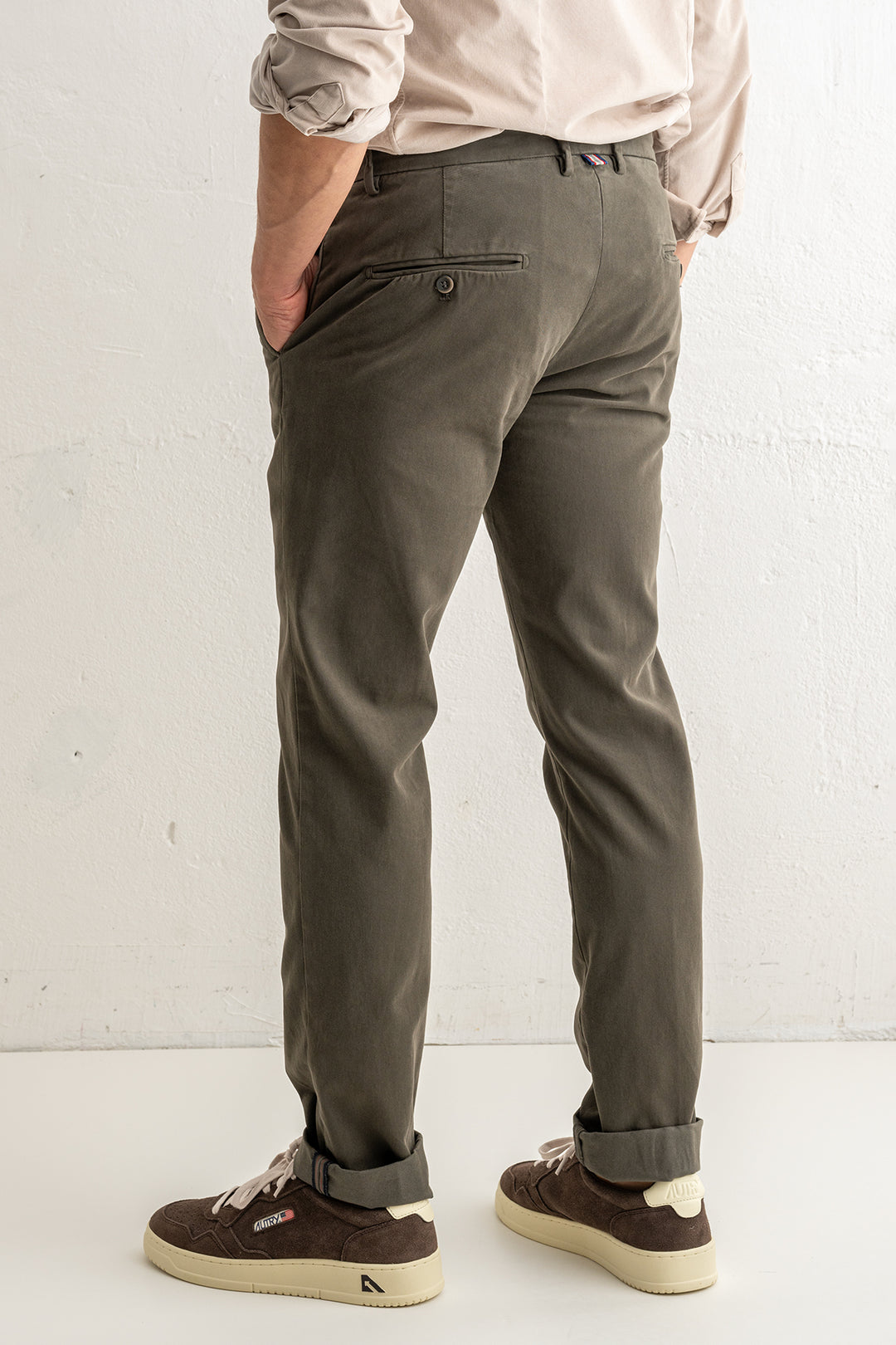 Torino Style Cotton Trouser Green