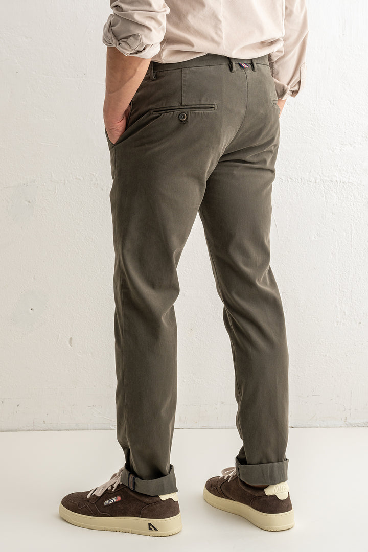 Torino Style Cotton Trouser Green