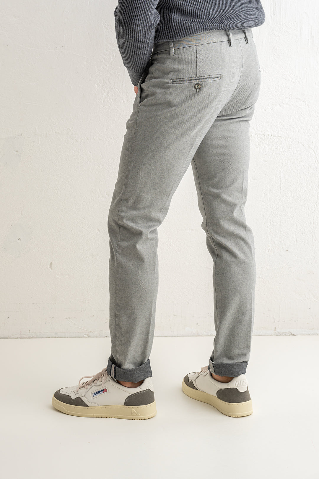 Torino Style Twill Trouser Grey