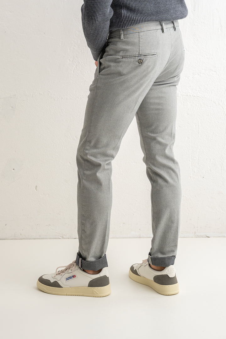 Torino Style Twill Trouser Grey