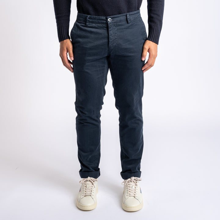 Milano Twill Trouser Navy