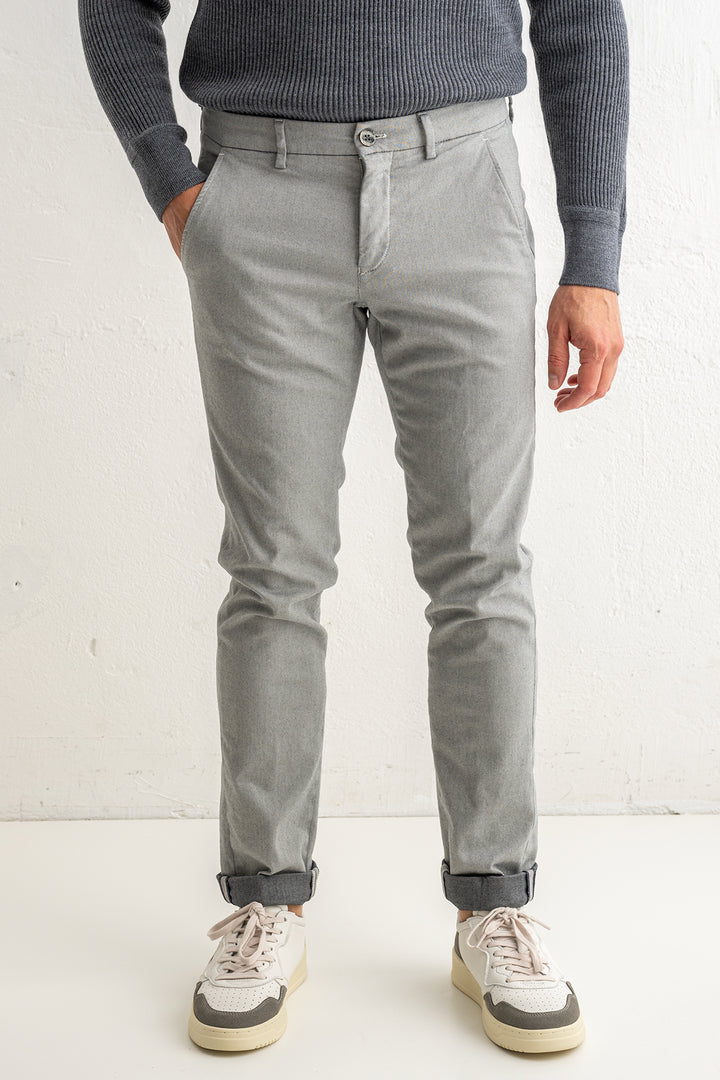 Torino Style Twill Trouser Grey