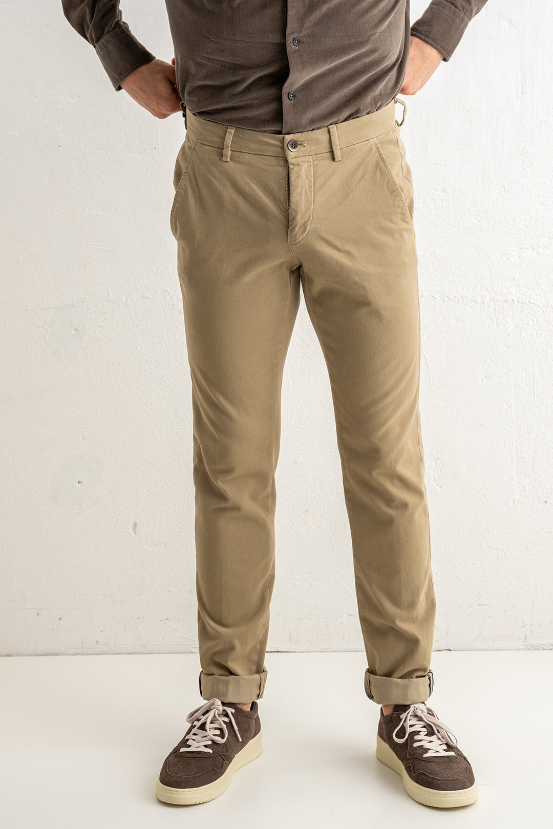 Torino Style Cotton Trouser Beige