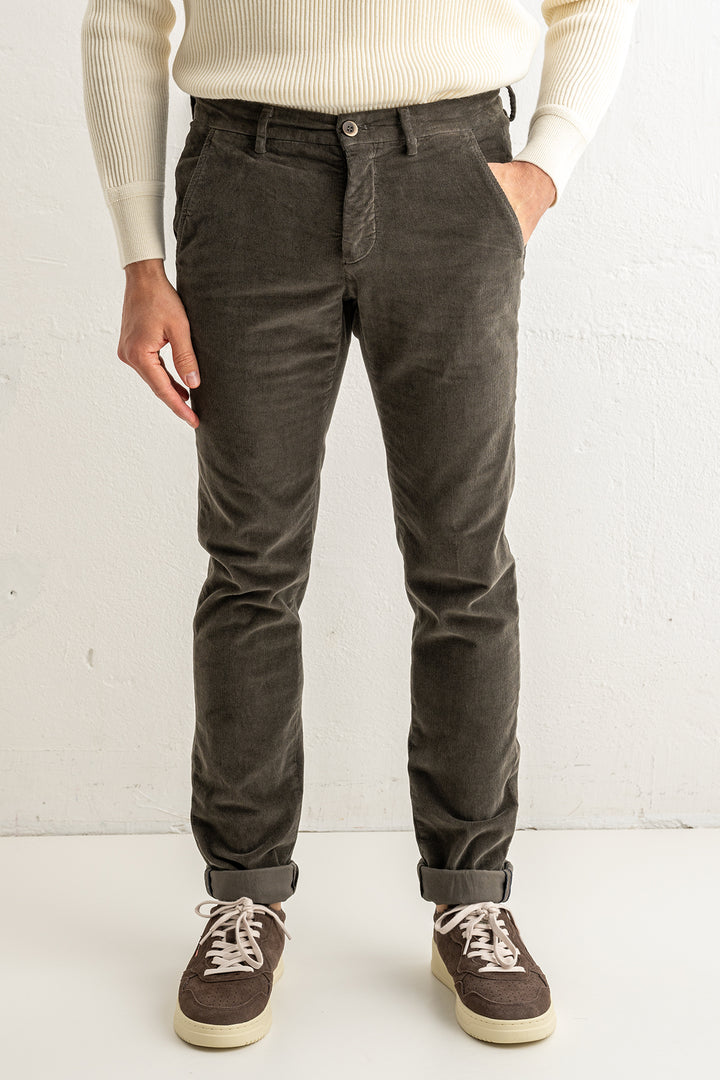 Torino Style Corduroy Trouser MUD