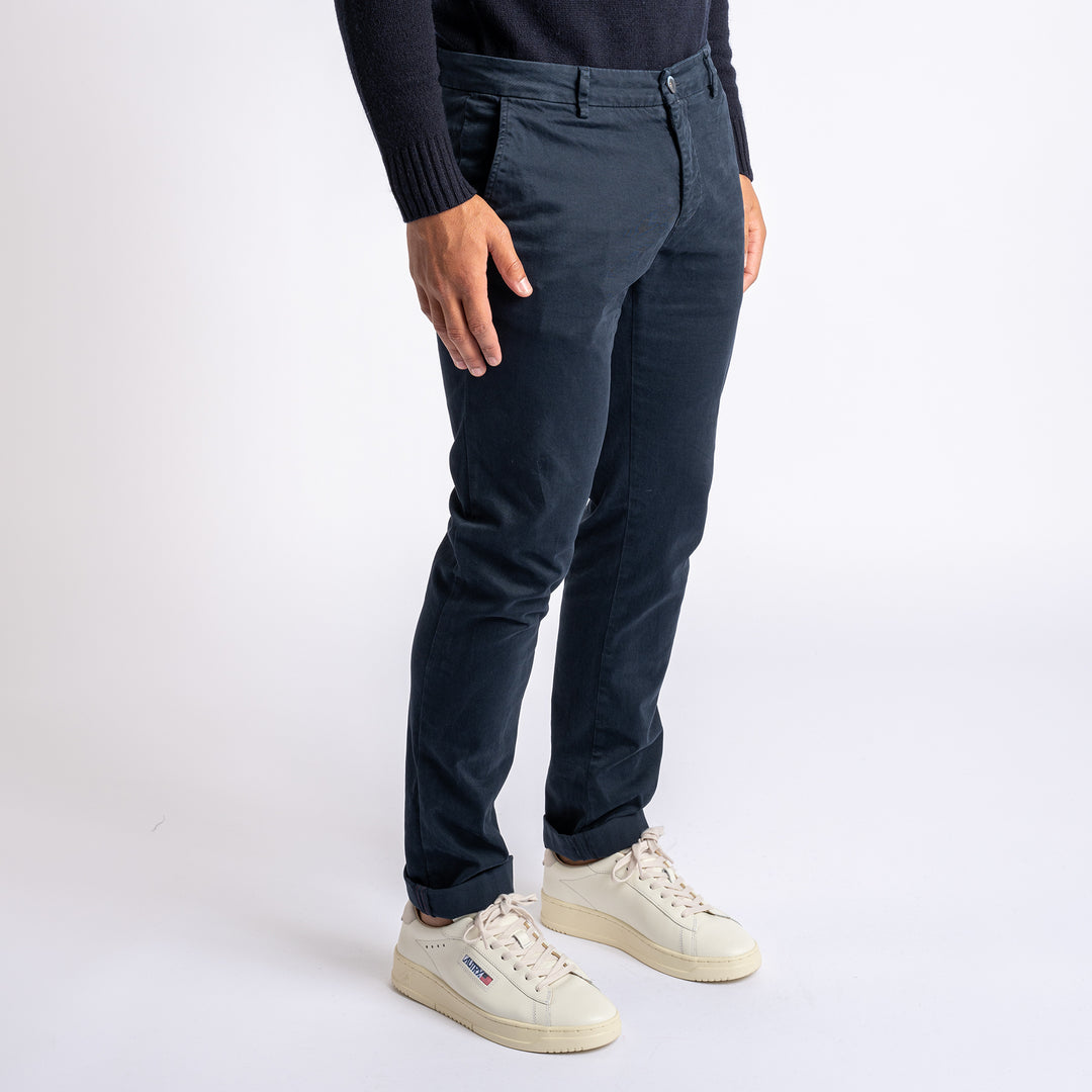 Milano Twill Trouser Navy