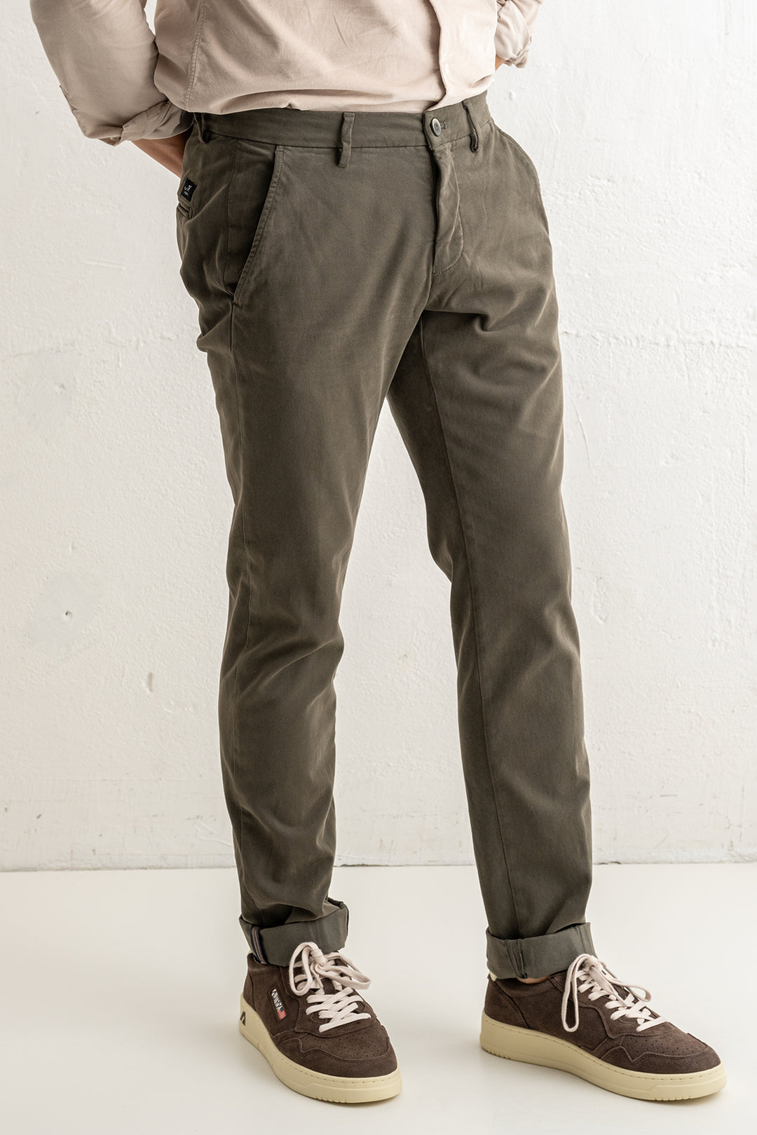 Torino Style Cotton Trouser Green