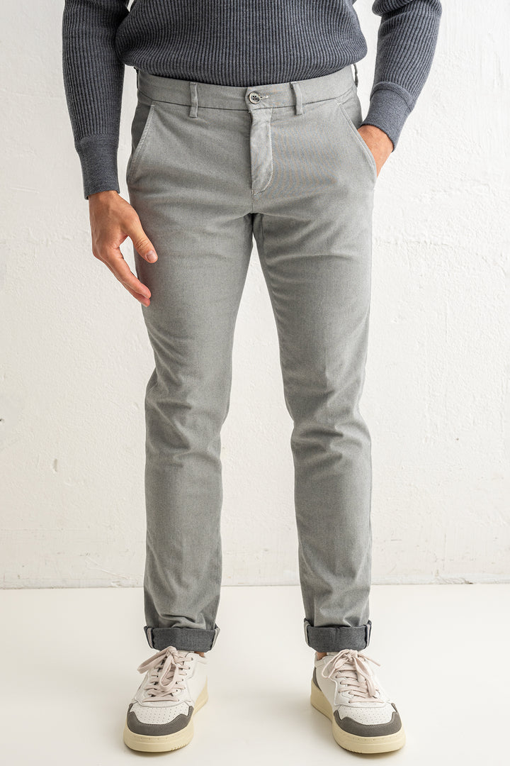 Torino Style Twill Trouser Grey
