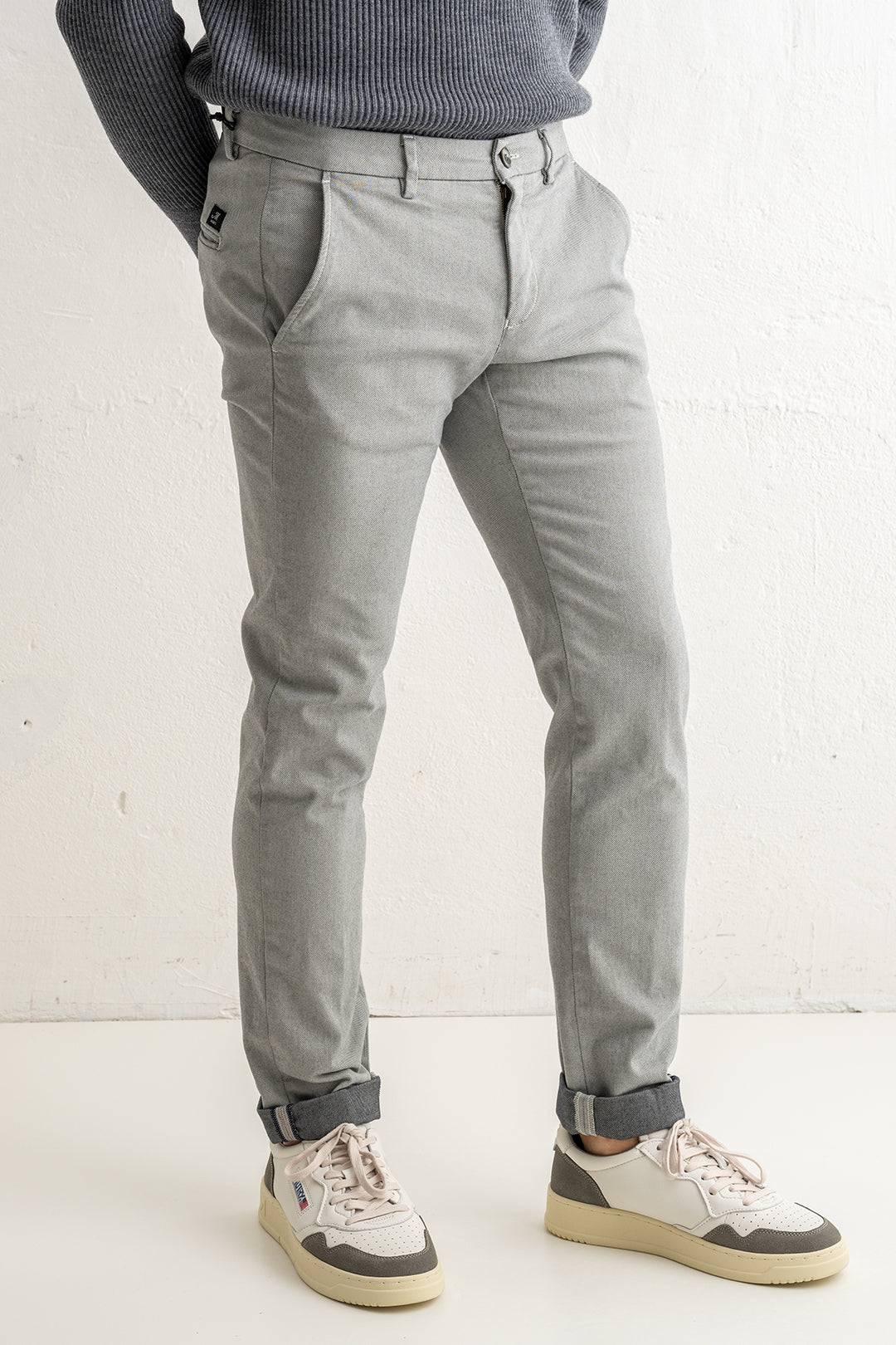 Torino Style Twill Trouser Grey
