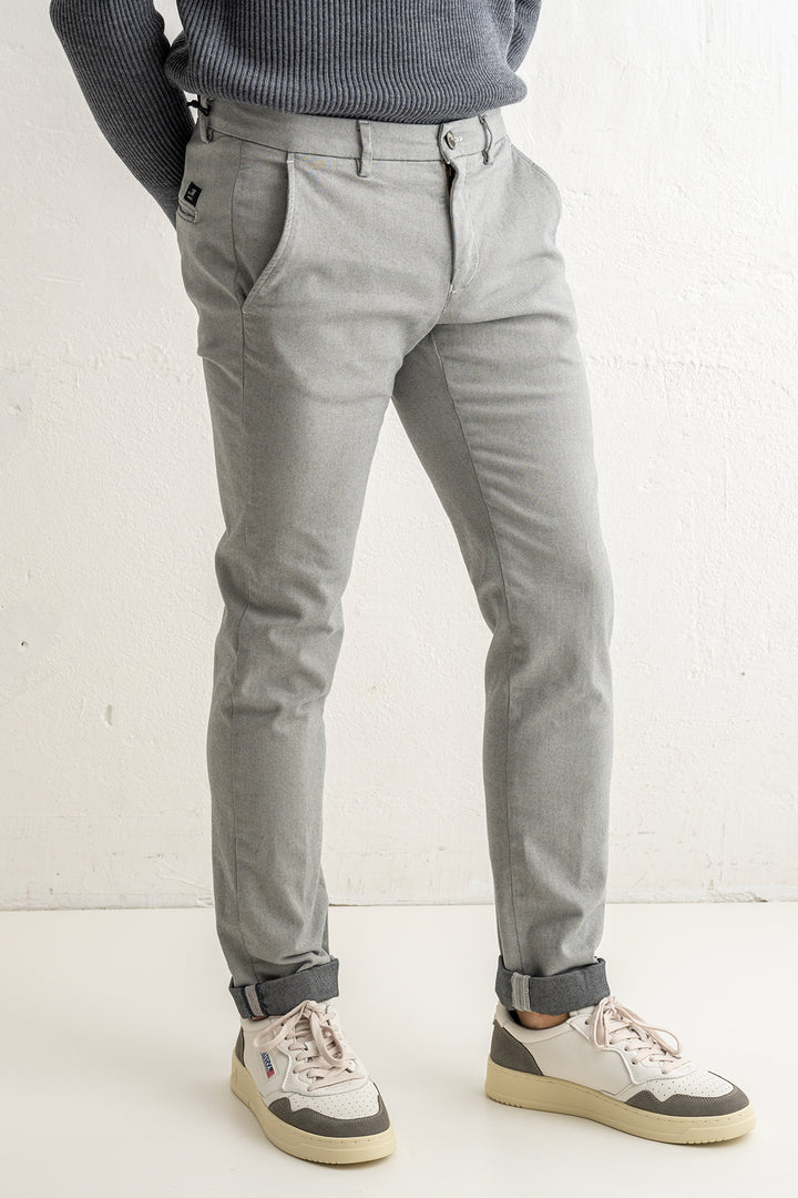 Torino Style Twill Trouser Grey