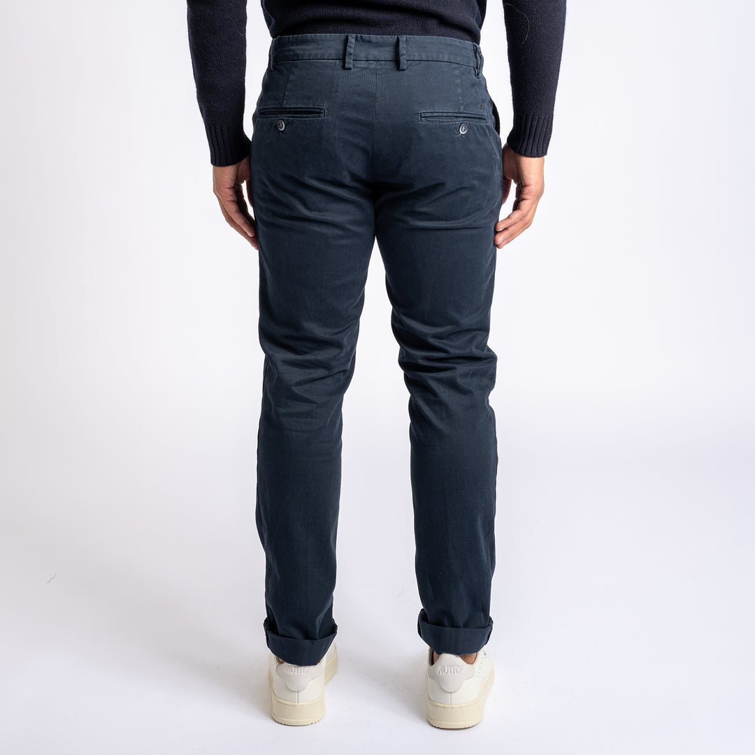 Milano Twill Trouser Navy