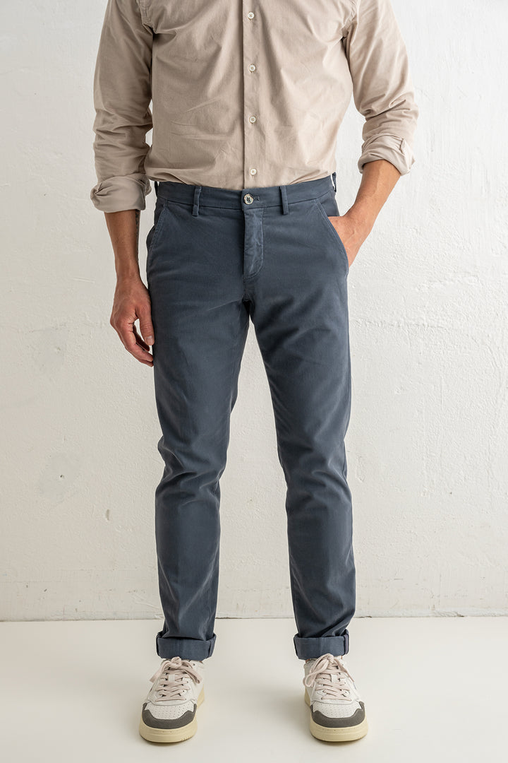 Torino Style Cotton Trouser Grey