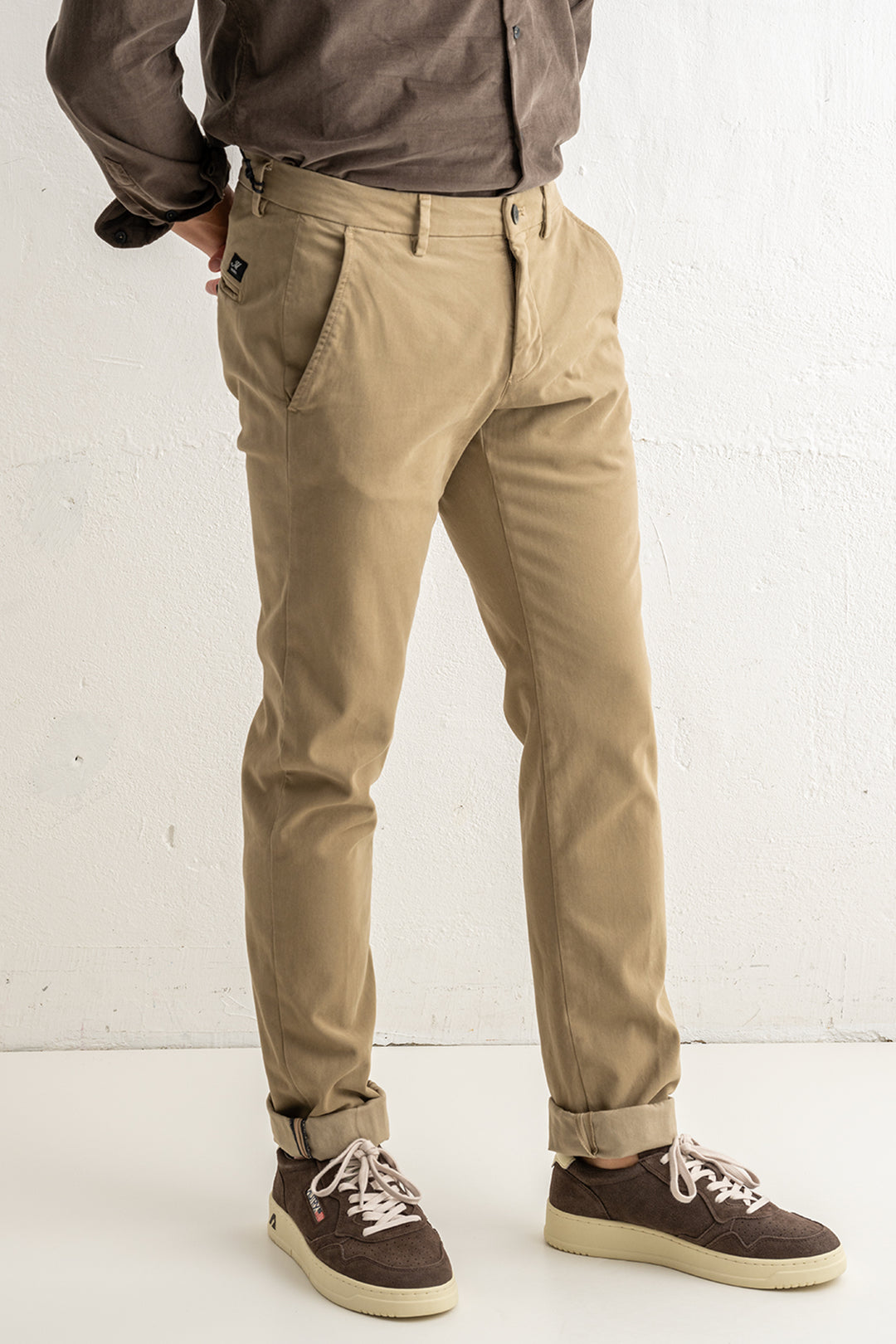 Torino Style Cotton Trouser Beige