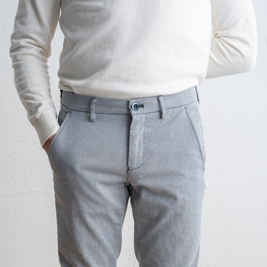 Torino Style Heavy Twill Trouser Blue