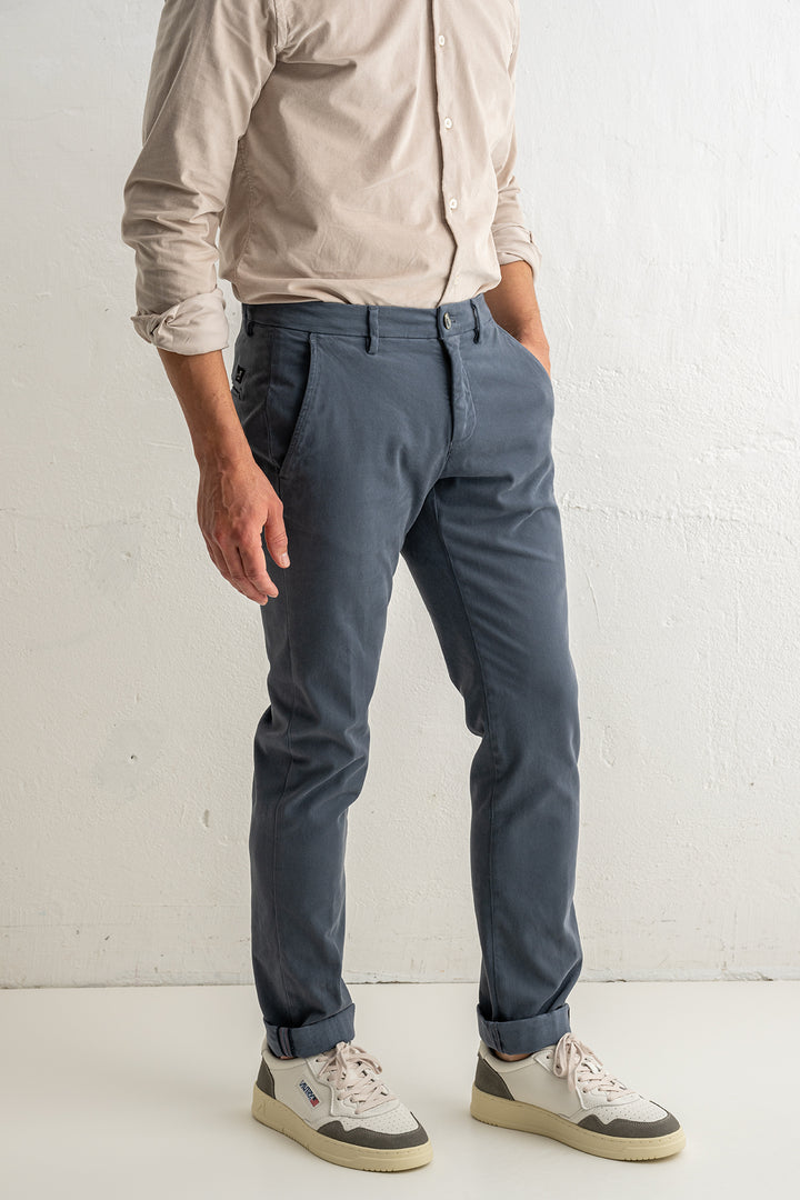 Torino Style Cotton Trouser Grey