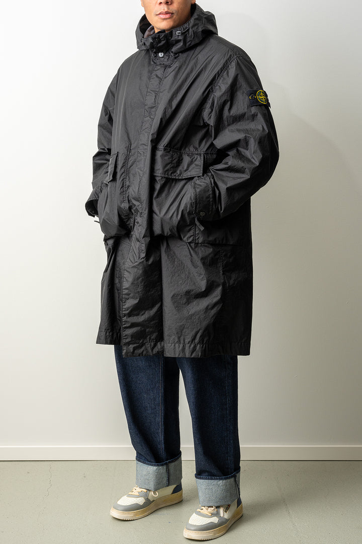 Membrana 3L TC Garment Dyed Long Parka 7100001 Black