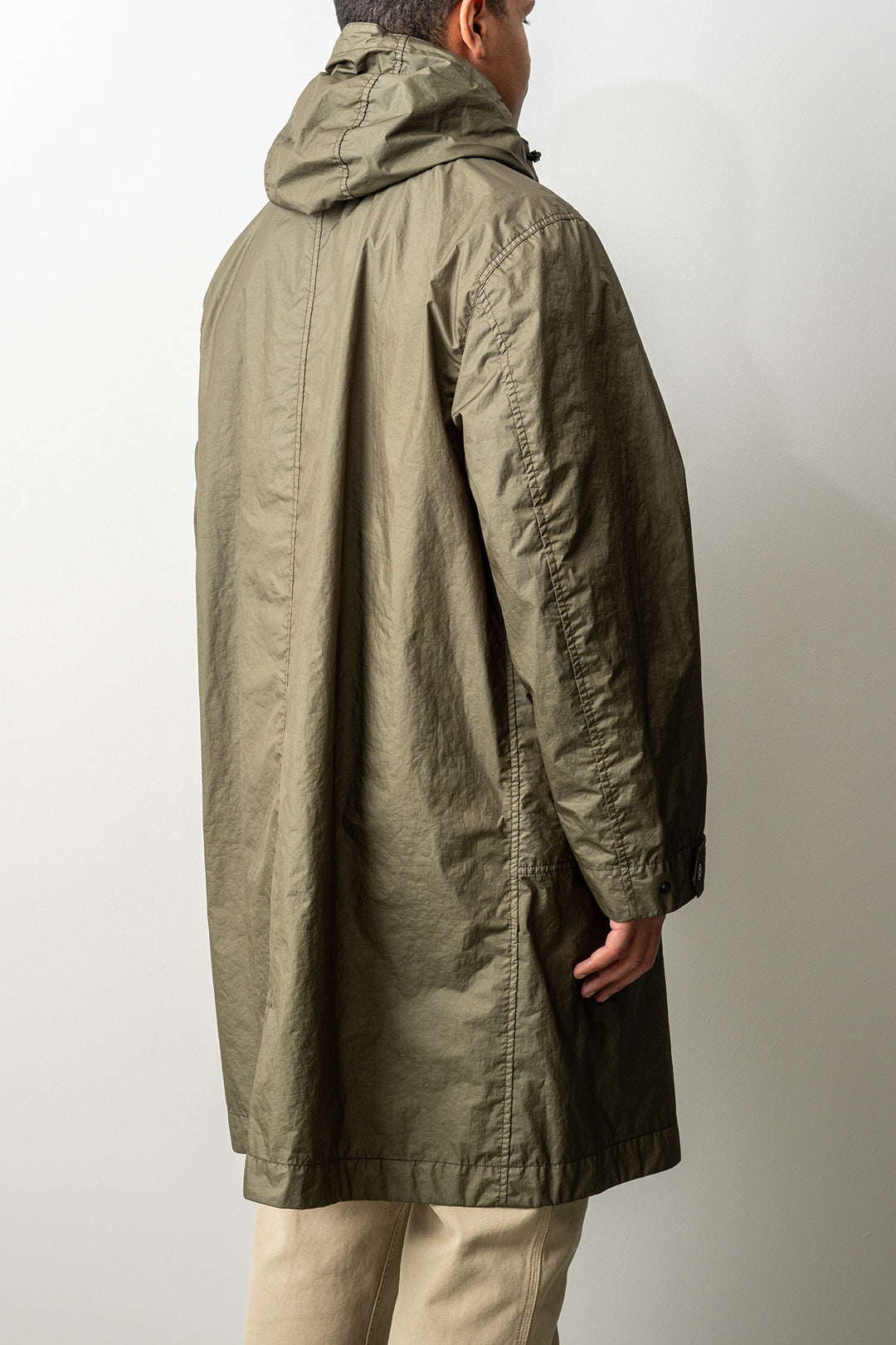 Membrana 3L TC Garment Dyed Long Parka 7100001 MILITARY GREEN